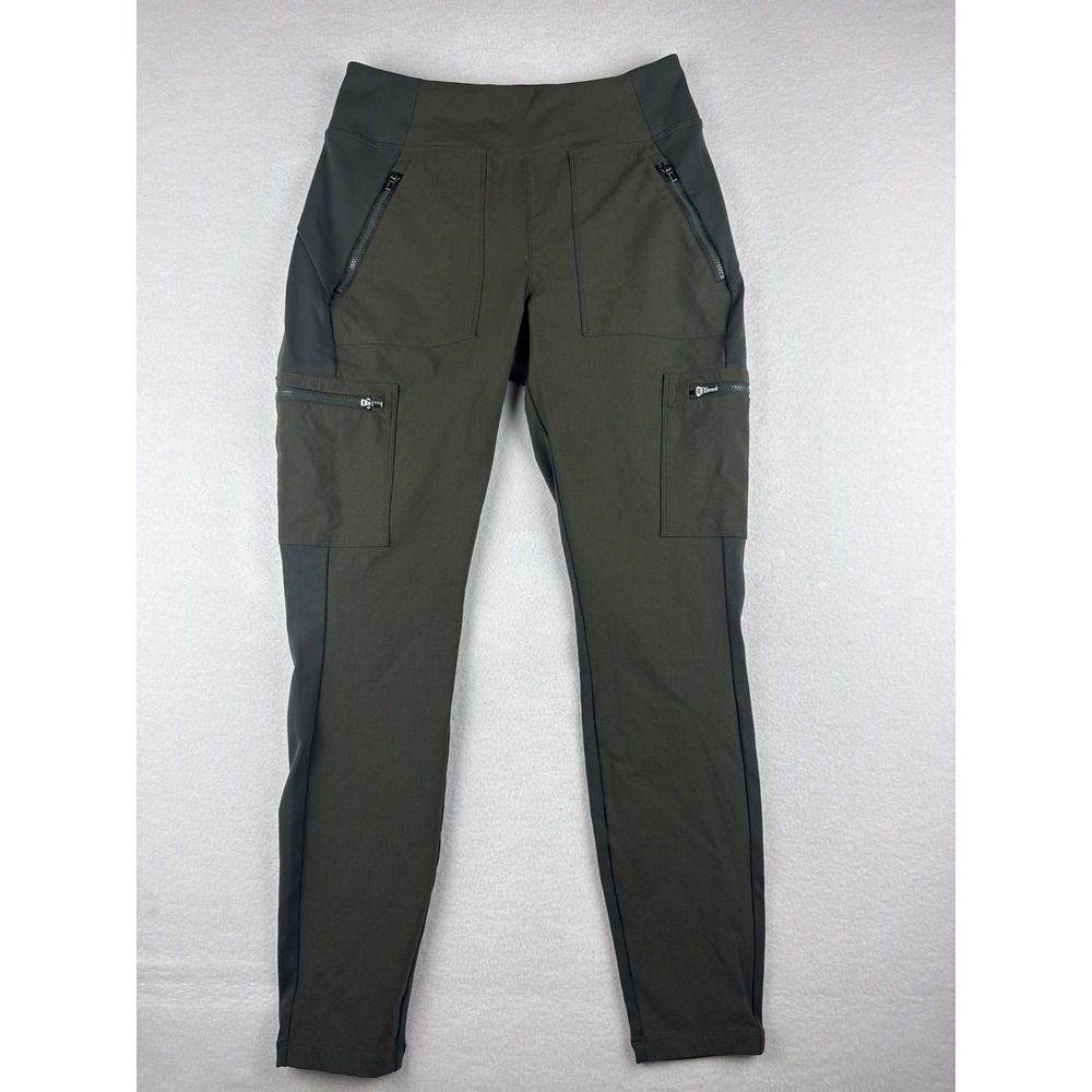Athleta Headlands Hybrid Cargo II Tight Leggings 8 Dark Olive Green Hiking Pants
